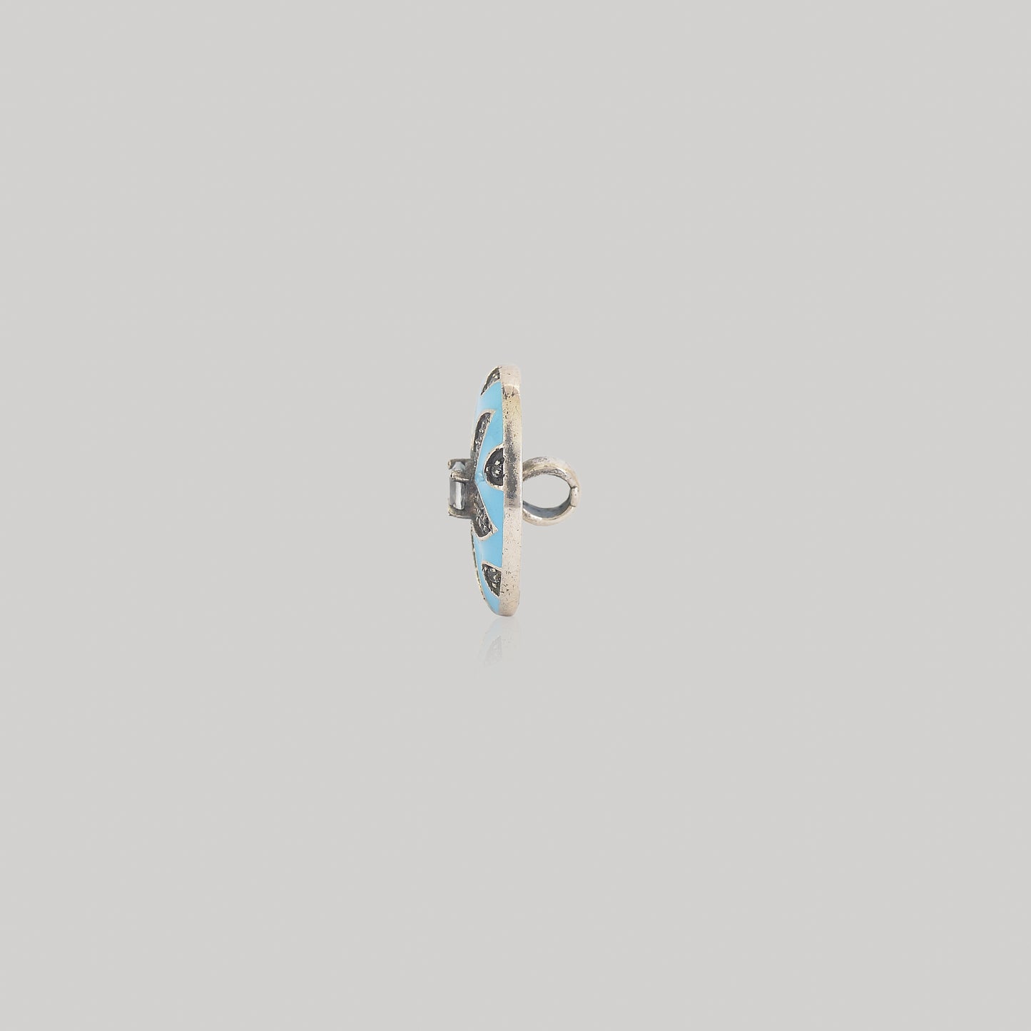 BHOLA BUTTONS (TURQUOISE)