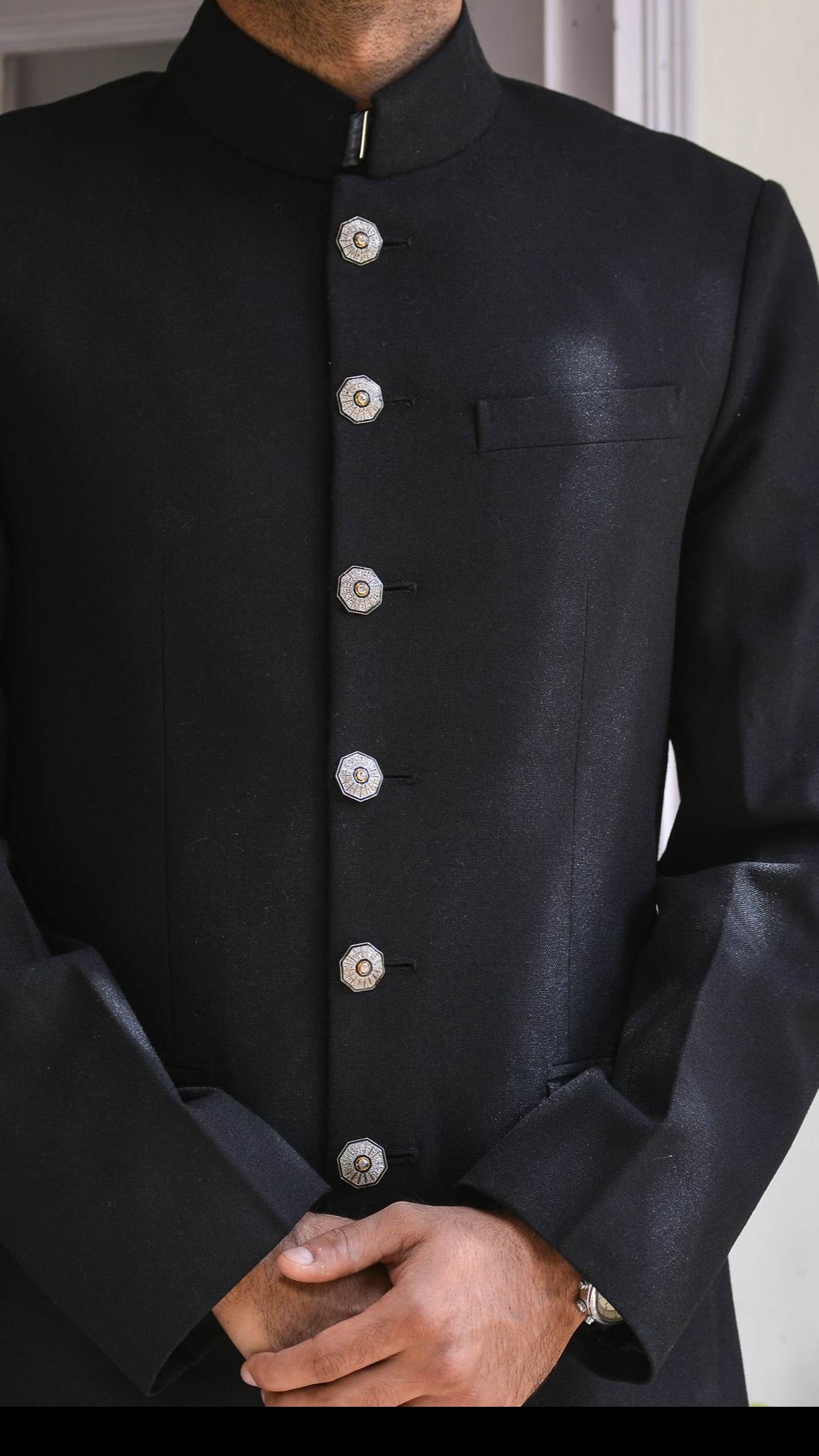 HARI BUTTONS (NAVY)