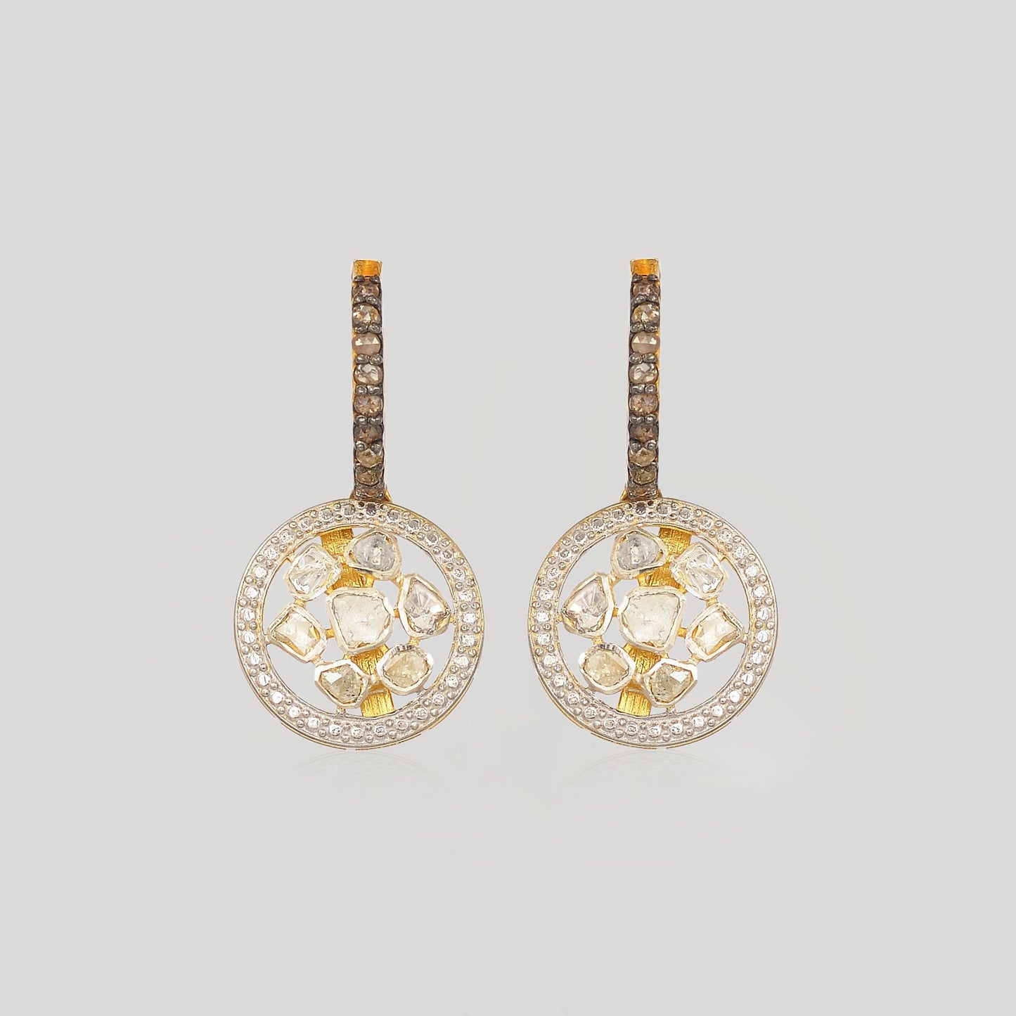 GEETA DIAMOND POLKI EARRINGS