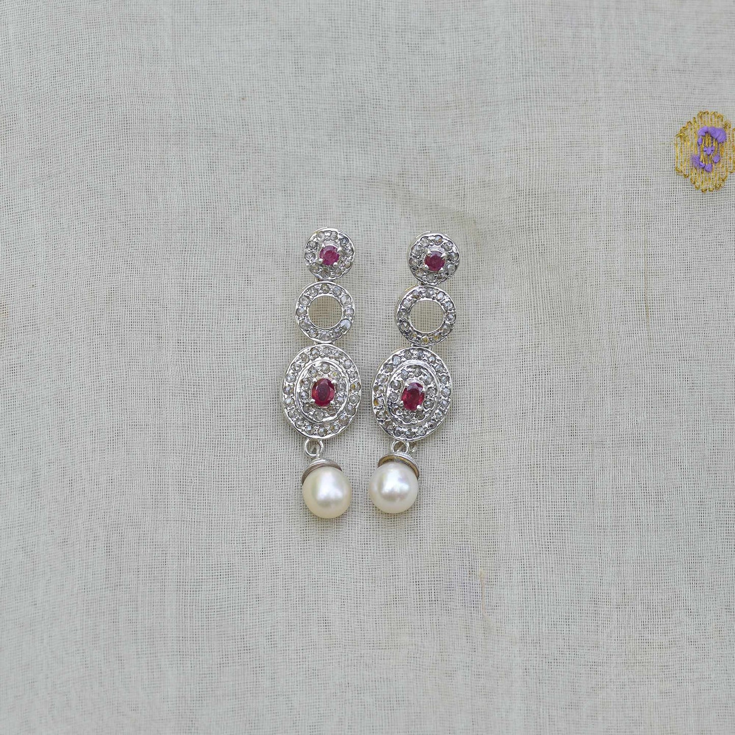 MOHINI RUBY EARRINGS