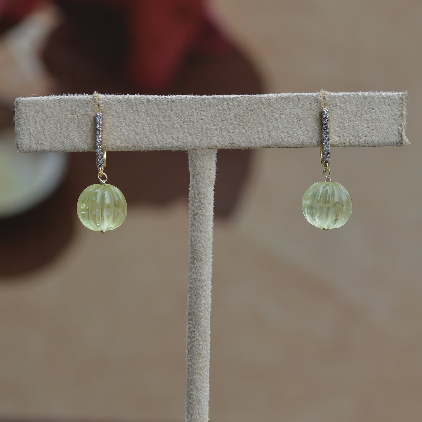 LEMON QUARTZ EARRINGS