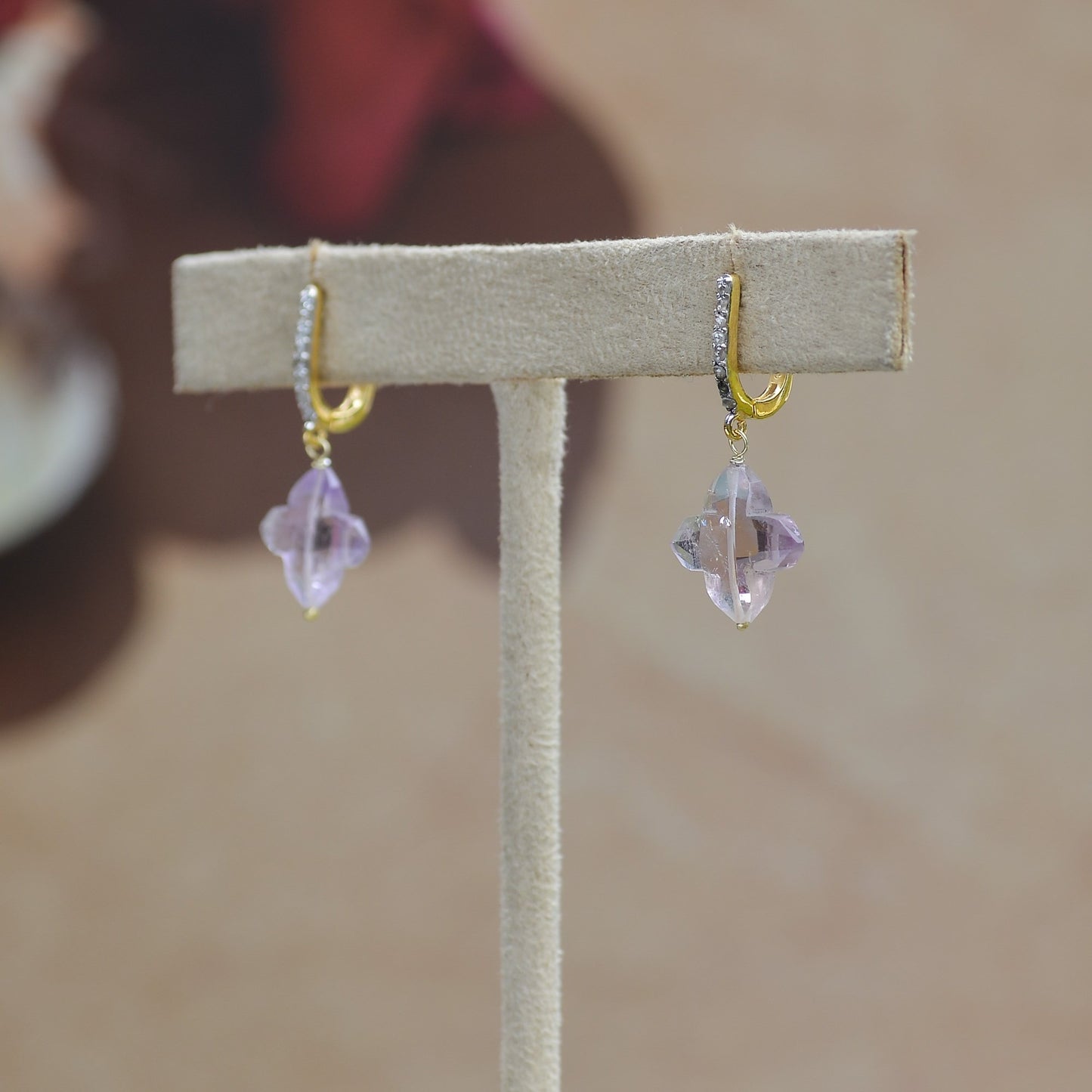 AMETHYST TARA EARRINGS