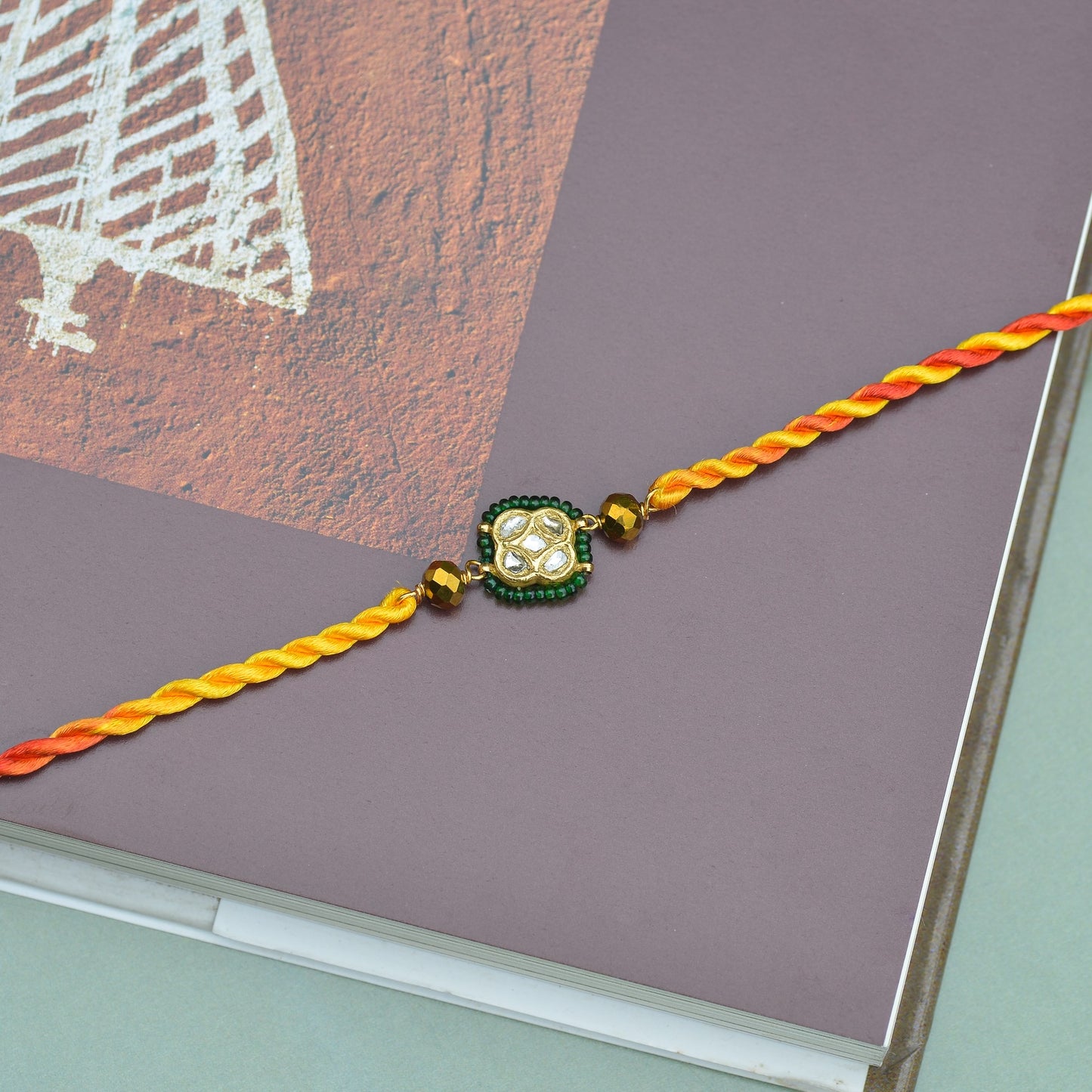 RAKHI (GREEN BEADS)