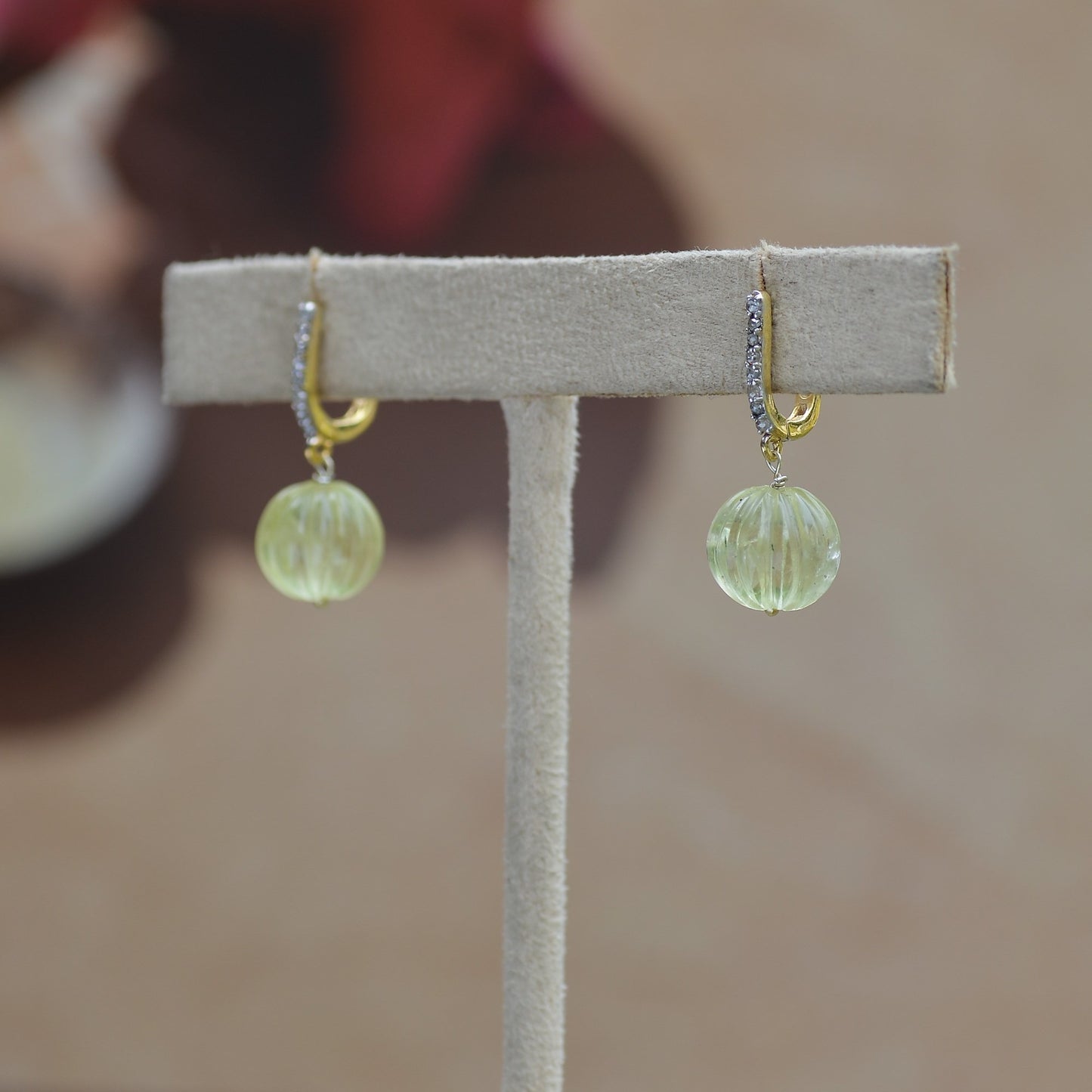 LEMON QUARTZ EARRINGS