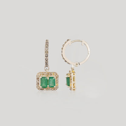 ILA EMERALD EARRINGS