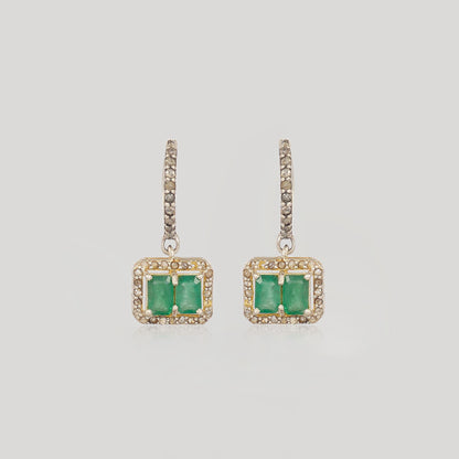 ILA EMERALD EARRINGS