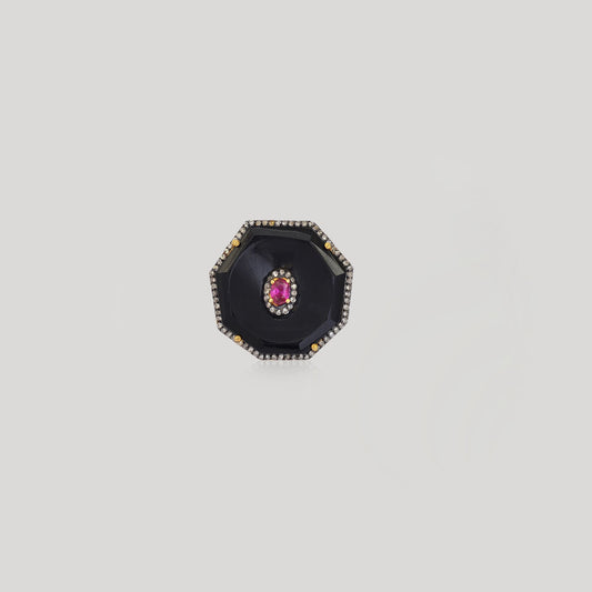 MAAN ONYX RUBY BUTTONS