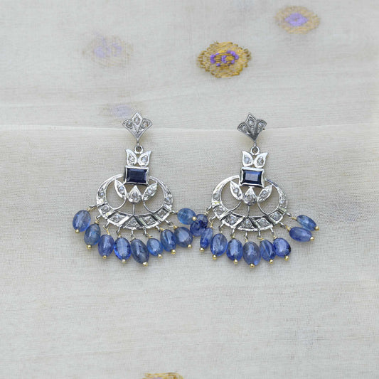 MALA BLUE SAPPHIRE EARRINGS