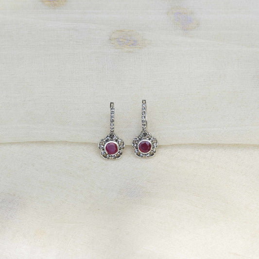 MARGARET RUBY EARRINGS