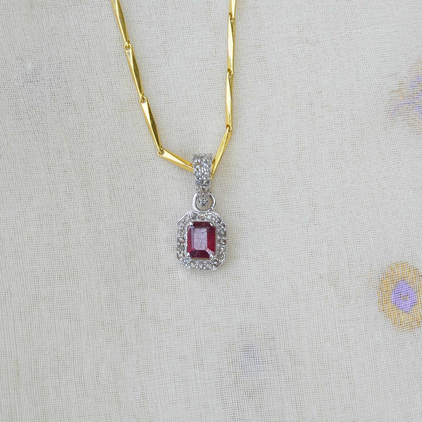 KAMLA RUBY PENDANT