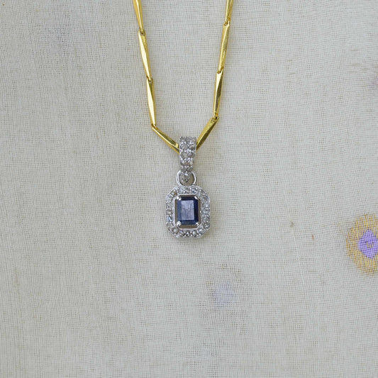 KAMLA BLUE SAPPHIRE PENDANT