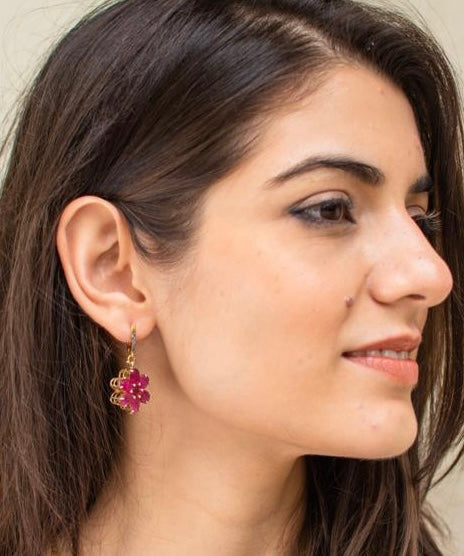 KUSUM RUBY EARRINGS