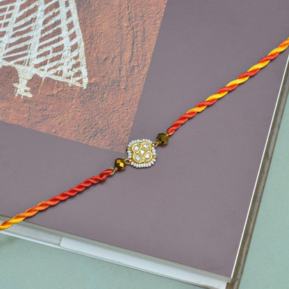 RAKHI (WHITE BEADS)